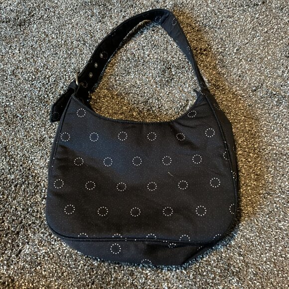 Thirty-one black with white circled dots shoulder bag, excellent condition! - Picture 2 of 3